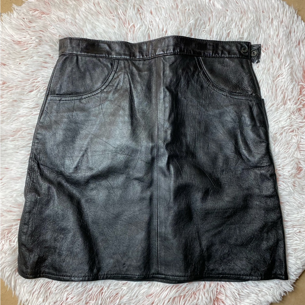 Echtes Leder Leather Skirt